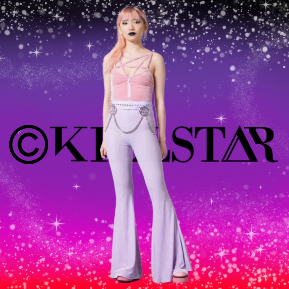 *SOLD* Moondance Bell Bottoms [LILAC]